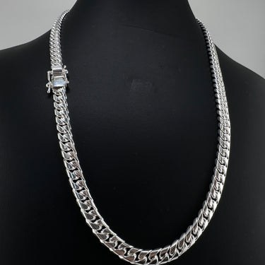 10mm Cuban Link Chain - Premium 950 Sterling Silver